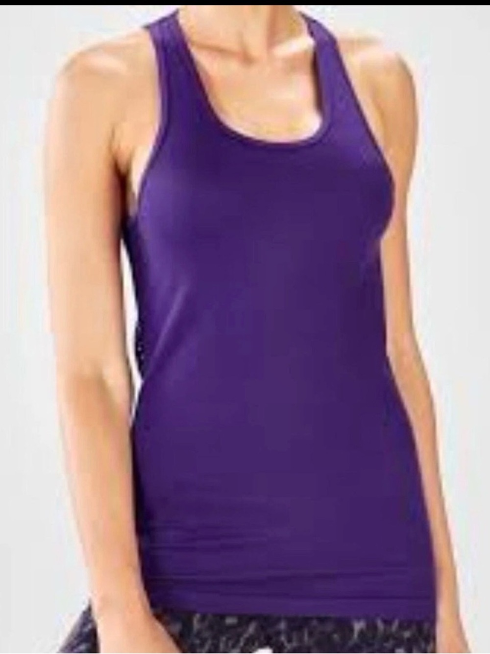 Lululemon Crb Cool Racerback Tank Porcelain purple  reversible xtra long